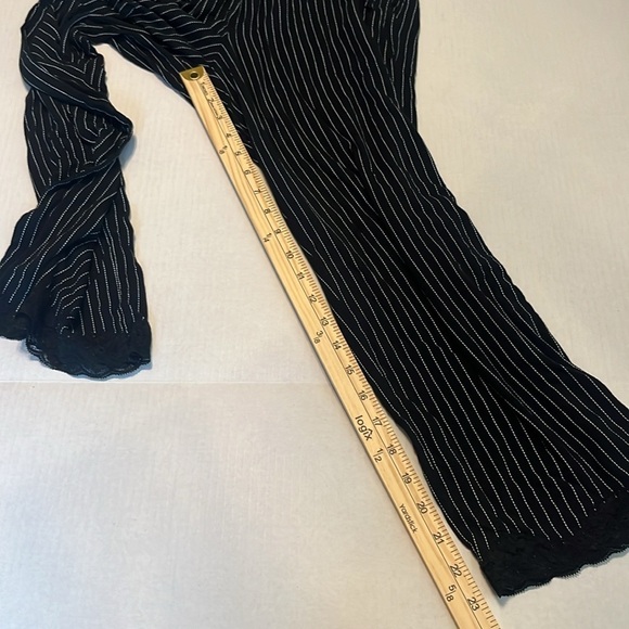 Soma Signature Lace Long Sleeve Notch Collar/Lace Crop Pajama Set Size XS/S - Picture 11 of 14